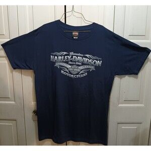 Vintage Harley-Davidson LA CROSSE AREA ONALASKA WI  Black T Shirt Size L